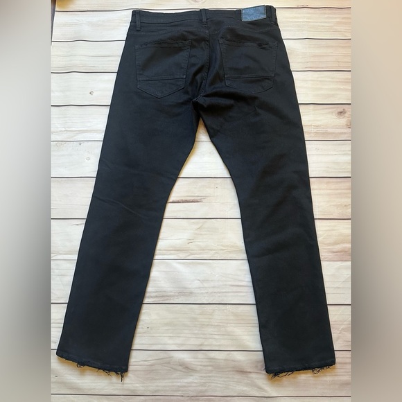 Jordan Craig Collins Jeans Black Distressed Men’s size 34x32 Straight - Picture 2 of 11